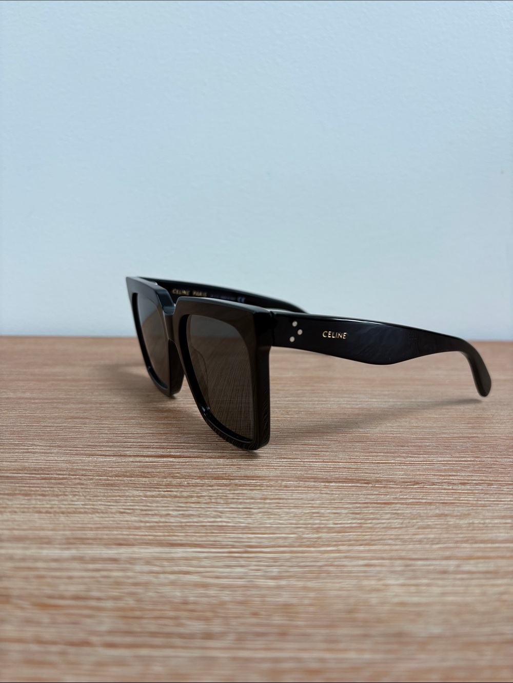 Celine Black Oversized Sunglasses - Picture 2 of 8